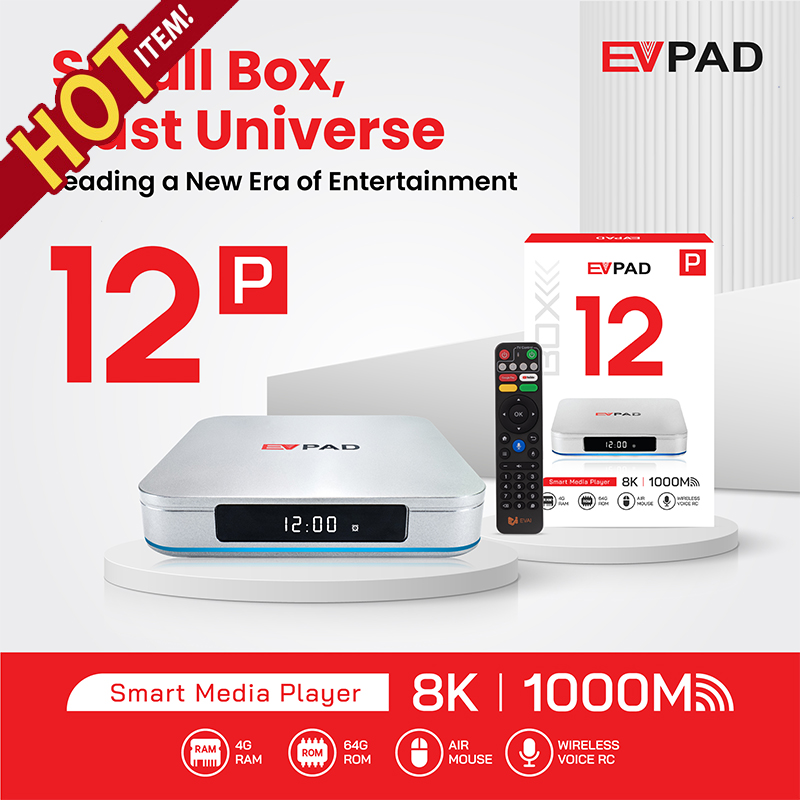 EVPAD 12P TV-box